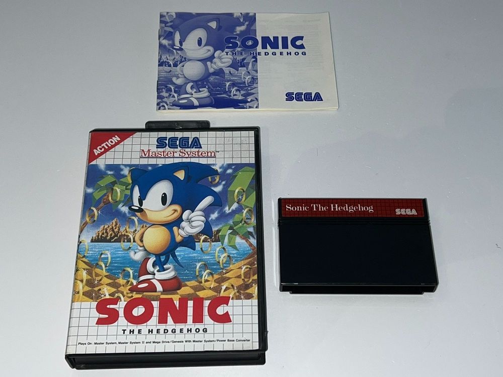 Sega Master System Spiel Sonic The Hedgehog OVP Kaufen Auf Ricardo