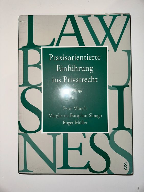 Praxisorientierte Einf Hrung Ins Privatrecht Kaufen Auf Ricardo