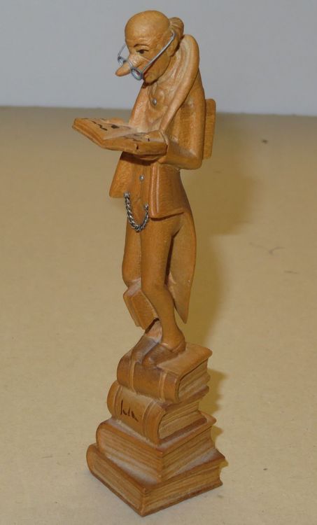 Der B Cherwurm Figur Statue Aus Holz Cm Hoch Kaufen Auf