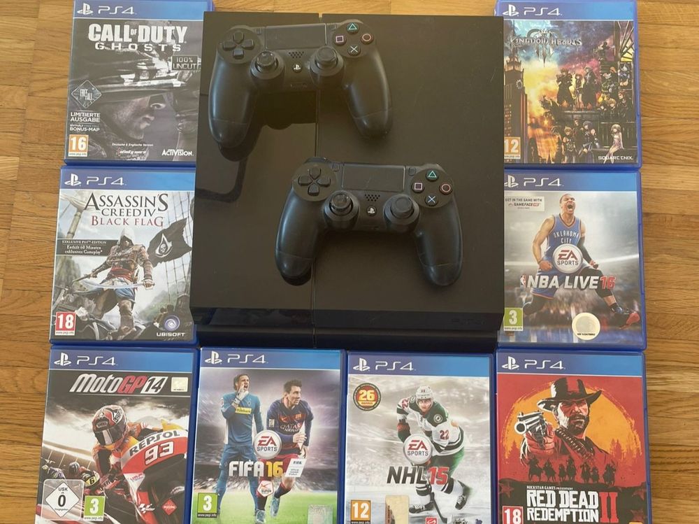 PS4 Mit 8 Spielen Und Controller Kaufen Auf Ricardo