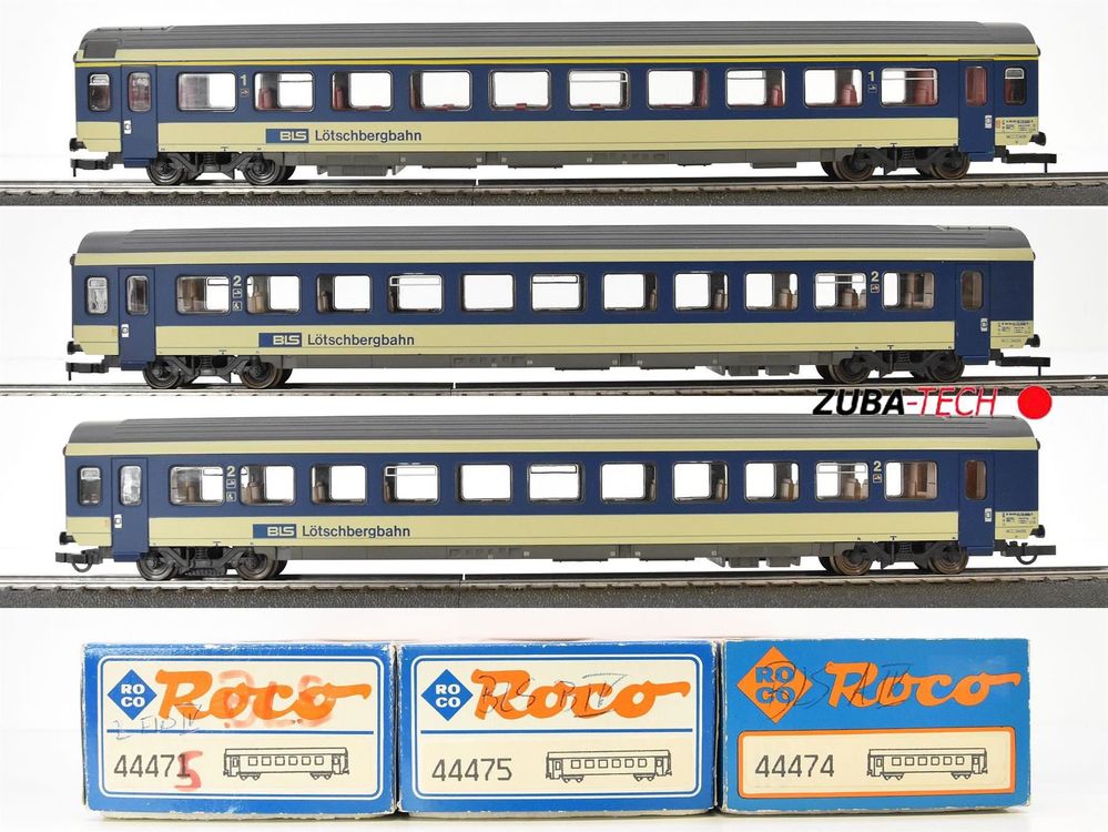 Roco 3x Personenwagen EW IV BLS H0 GS Kaufen Auf Ricardo