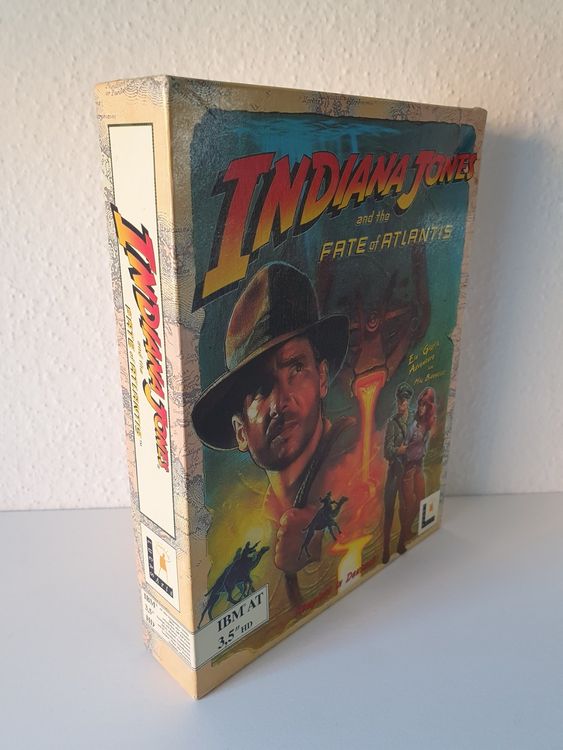 PC Game Indiana Jones And The Fate Of Atlantis 1992 Big Box Kaufen