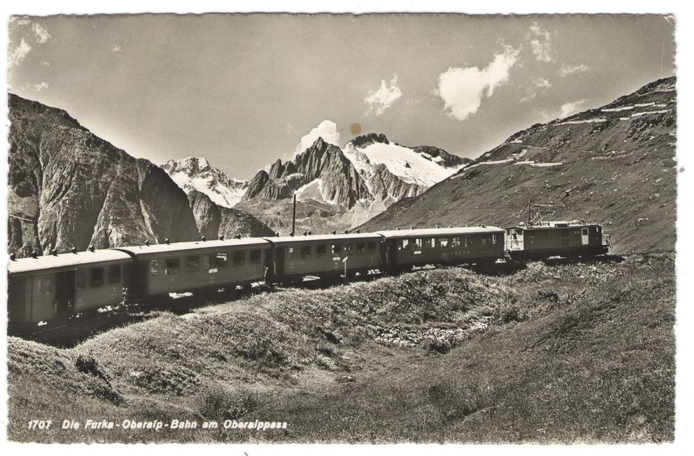 Ansichtskarte Furka Oberalp Bahn Am Oberalppass Kaufen Auf Ricardo