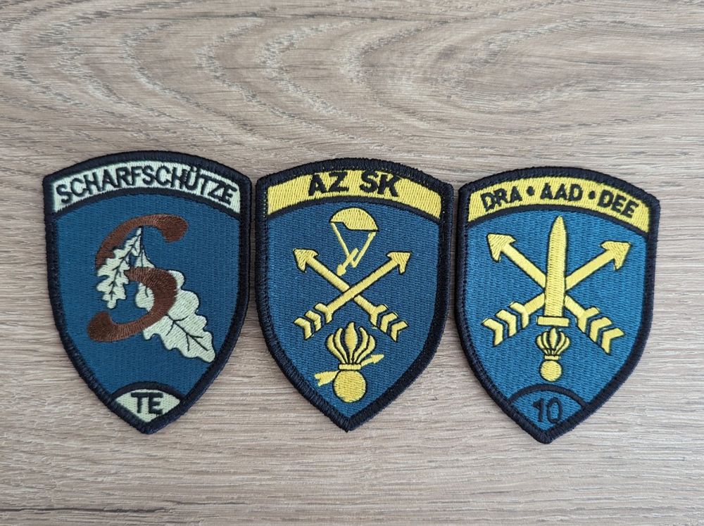 Badge Abzeichen Set KSK AAD10 Scharfschütze AZSK mit Klett Kaufen