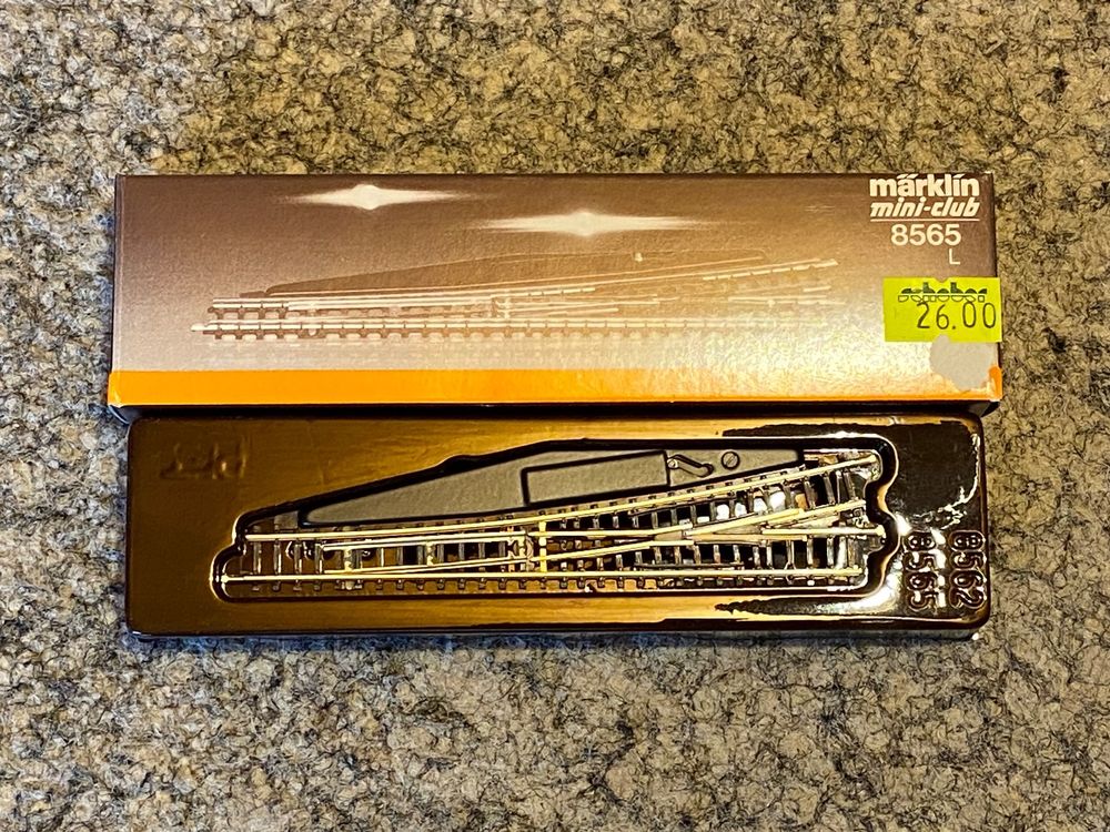 Märklin Spur Z Handweiche links 8565 TOP Zustand neuwertig Kaufen