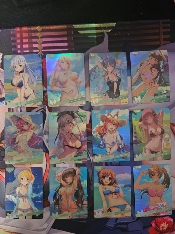 Goddess Story Summer Love Lot De 12 Cartes SSR Waifus Anime Kaufen