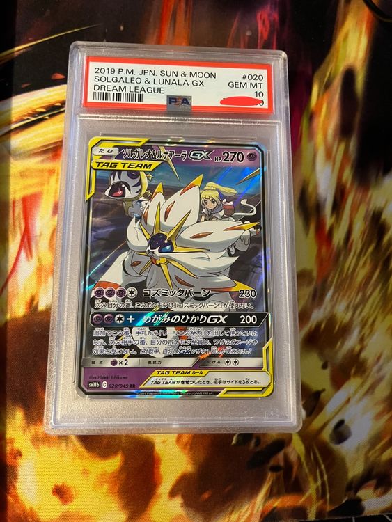 Pokemon Dream League Solgaleo Lunala Gx Psa Kaufen Auf Ricardo