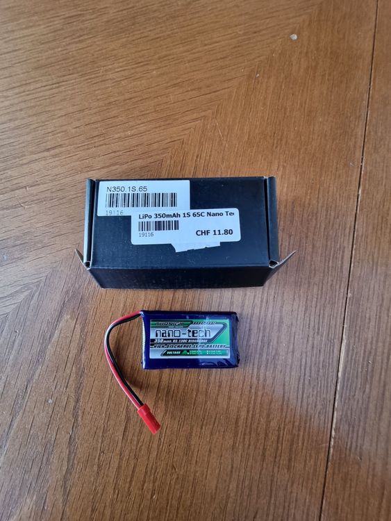 LiPo 350mAh 1S 65C Nano Tech Kaufen Auf Ricardo