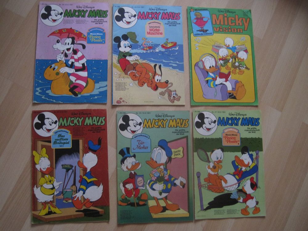 Micky Maus 1981 Comic Mit Beilagen LOT Kaufen Auf Ricardo