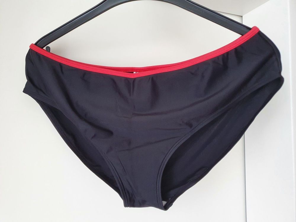 Tankini Bikini Hose Badehose Schwarz Rot Gr 52 Gebraucht In