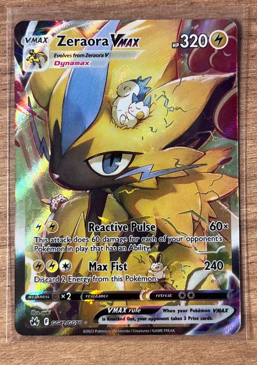 Zeraora Vmax Gg Pokemon Crown Zenith Kaufen Auf Ricardo