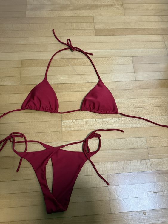 Red String Bikini Set Perfect for Summer Neu gemäss Beschreibung