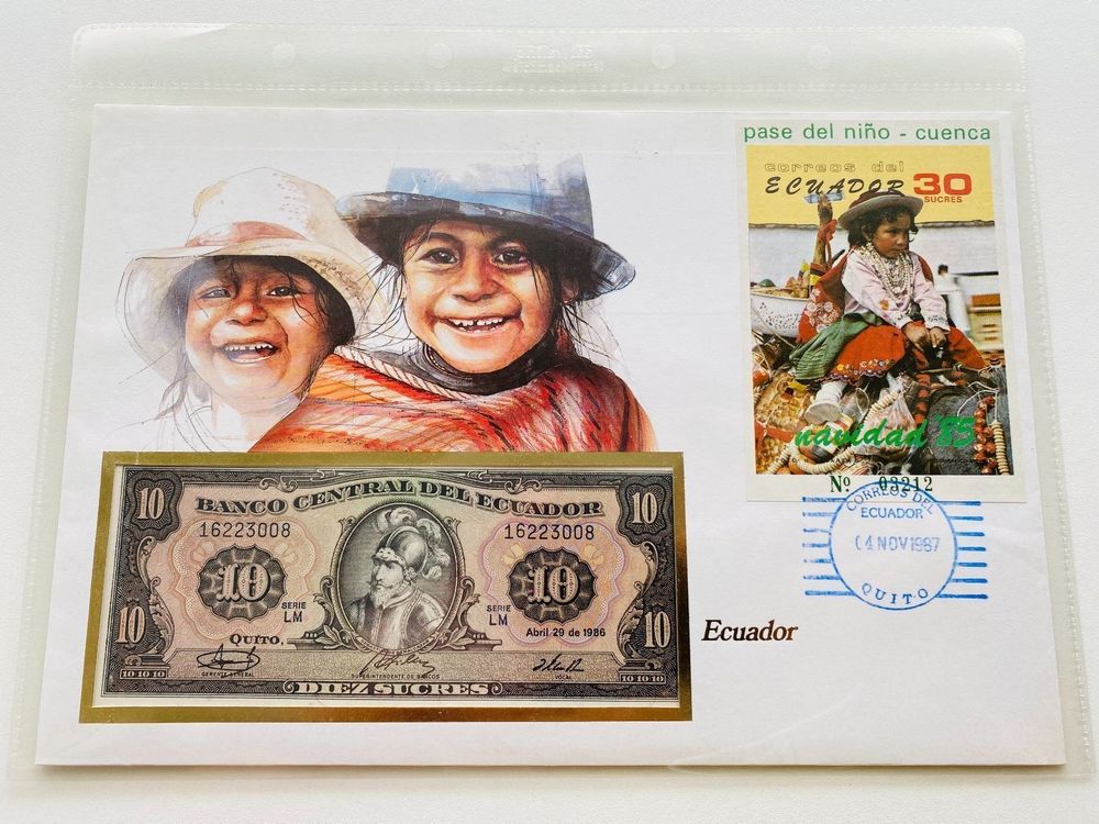 Ecuador Banknoten Brief Bankfrisch Su Kaufen Auf Ricardo