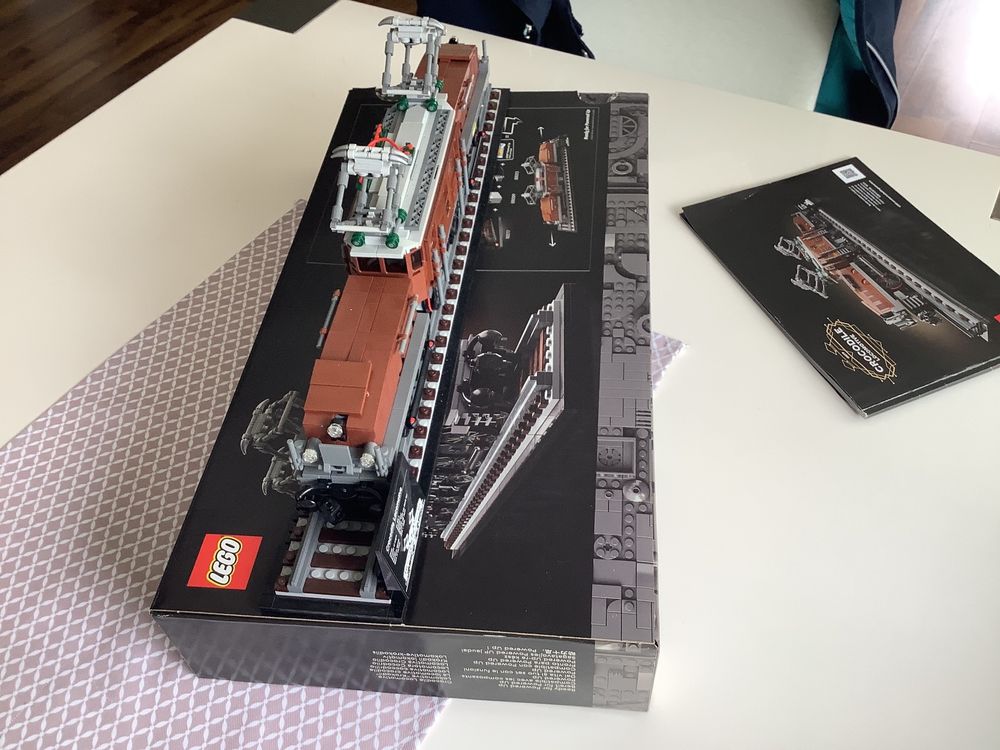 Lego Eisenbahn Krokodil 10277 Mit Anleitung Und Ovp Kaufen Auf Ricardo