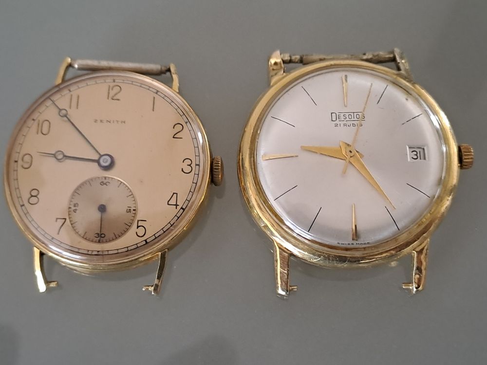 Zenith K Gold Desotos K Gold Vintage Herrenuhren Kaufen Auf Ricardo