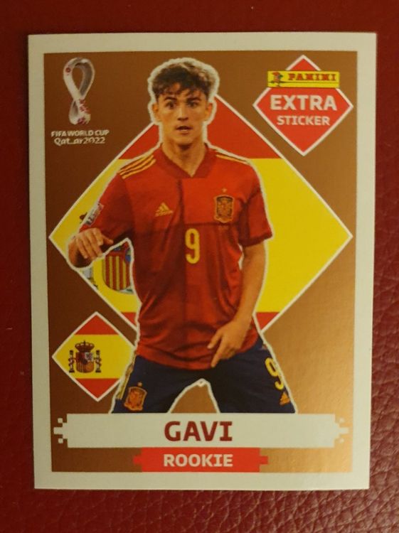 Panini Qatar 2022 GAVI EXTRA STICKER ROOKIE BRONZE Kaufen Auf Ricardo