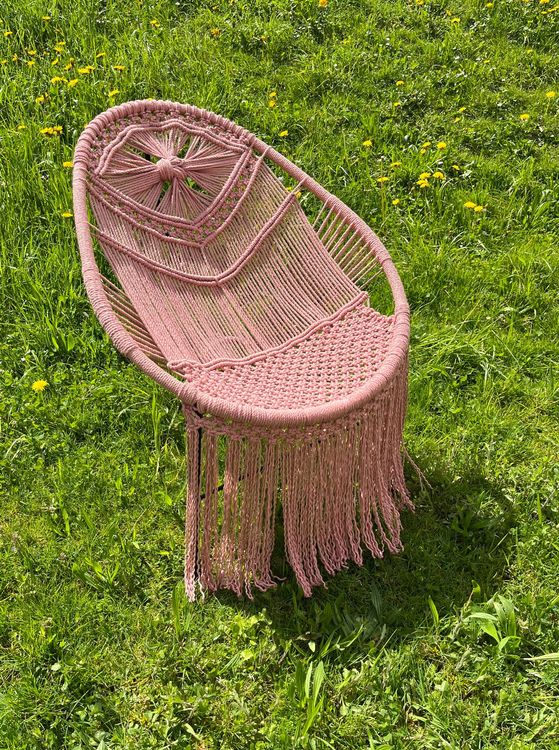 Makramee Sessel Boho Style Handmade Kaufen Auf Ricardo