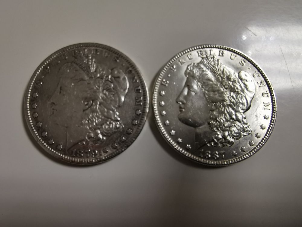 Silber Morgan Dollar 1879 Und 1887 Kaufen Auf Ricardo