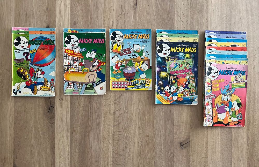 Micky Maus Walt Disneys Hefte 20 Stk 1985 1989 Kaufen Auf Ricardo