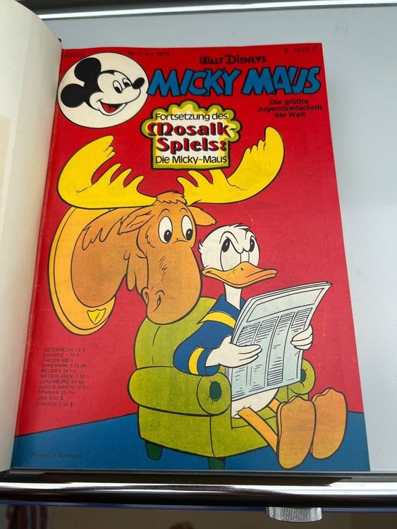 1975 Micky Maus Kompletter Jahrgang Nr 1 52 Originale Kaufen Auf