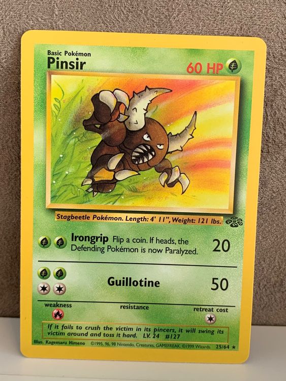 Pinsir Rare Eng Jungle Pokemon Dschungel Kaufen Auf Ricardo