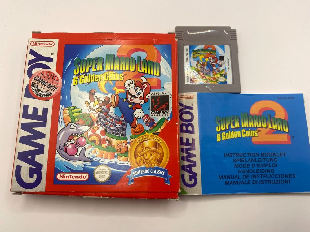 Nintendo Game Boy Super Mario Land Golden Coins Ovp Kaufen Auf