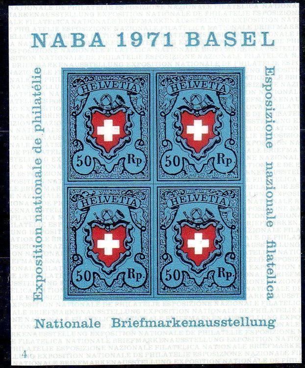 NABA 1971 BASEL BLOCK POSTFRISCH Acheter Sur Ricardo