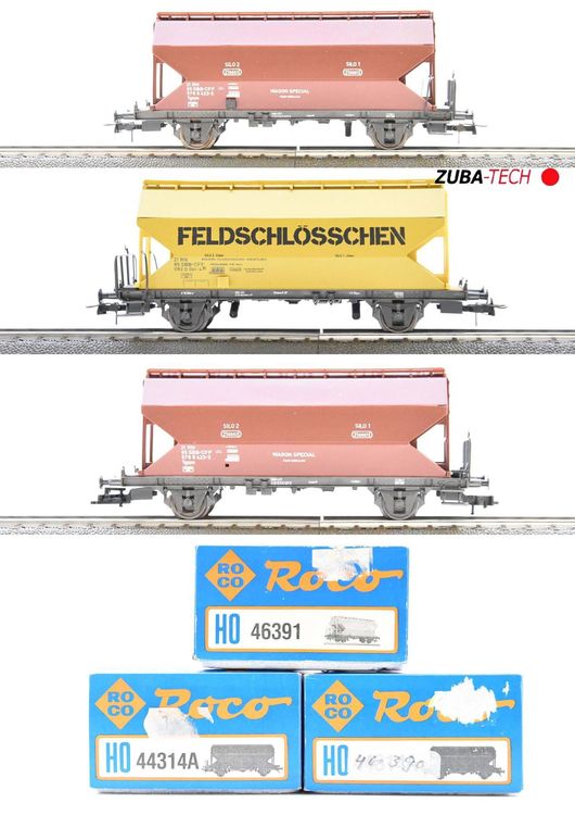 Roco 3x Selbstentladewagen SBB H0 GS OVP Kaufen Auf Ricardo