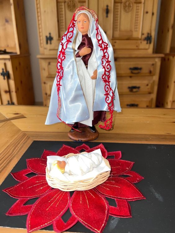 Weihnachtsfigur Maria Mit Jesuskind Kaufen Auf Ricardo