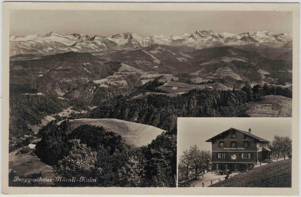 ZH 38 Bergrestaurant Hörnli Kulm STEG Spezial Stempel 1930 Kaufen auf