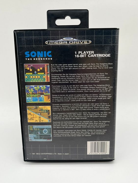 Sonic The Hedgehog Sega Mega Drive Retro OVP Kaufen Auf Ricardo