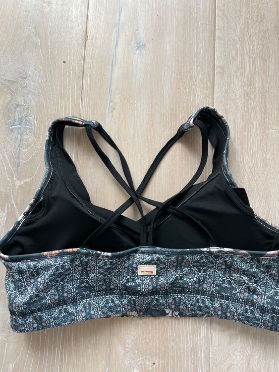 Odd Molly Bikini Sport Bustier Top Gr 3 M grün rosa Gebraucht in