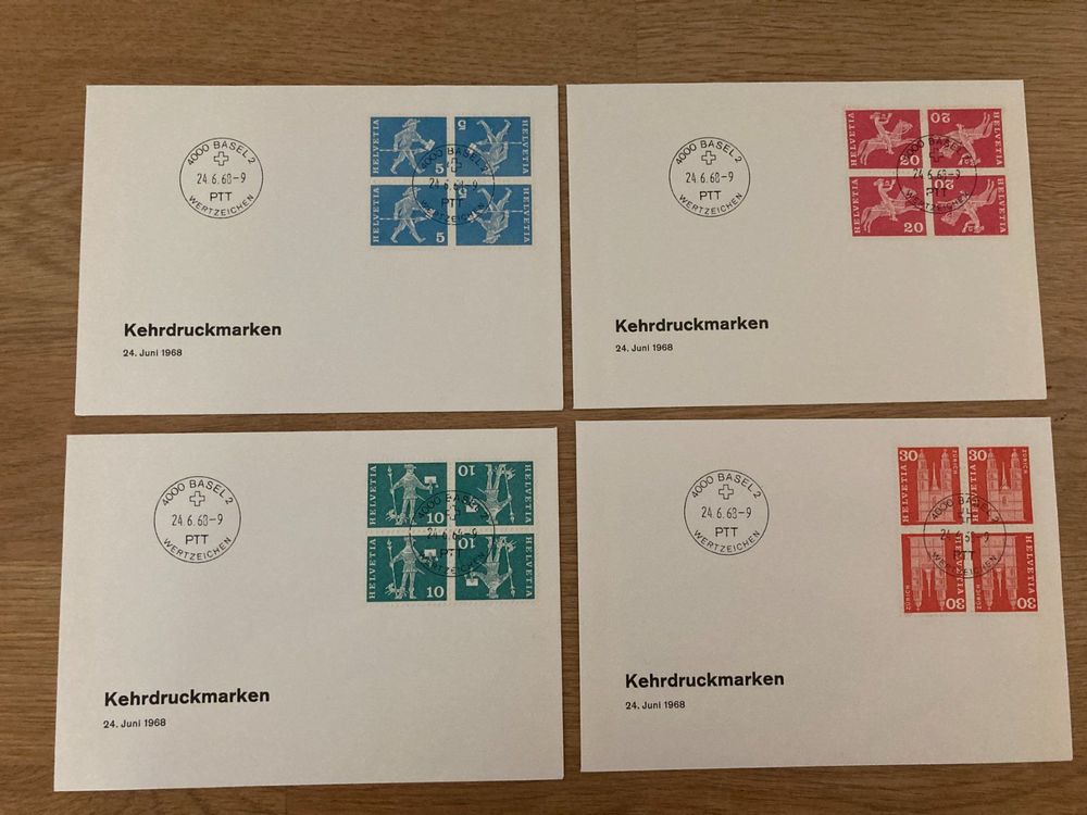 Ch Briefmarken Kehrdruckmarken Er Bl Cke Kaufen Auf Ricardo