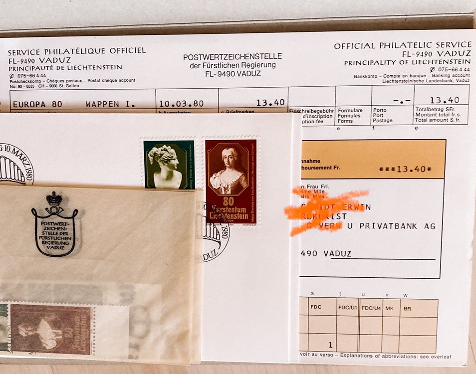 Briefmarkensammlung Des F Rstentum Liechtenstein Kaufen