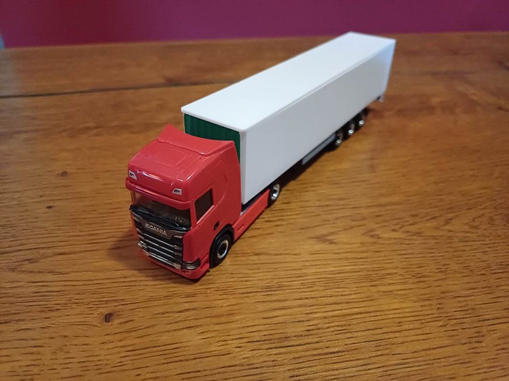 Herpa Scania CS Mit Koffer Auflieger 1 87 12 Kaufen Auf Ricardo