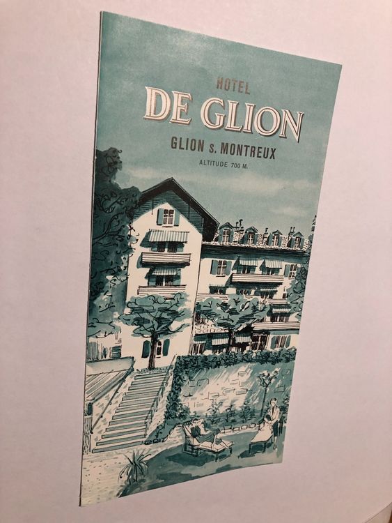 Hotel De Glion Glion S Montreux Br Gger Kaufen Auf Ricardo