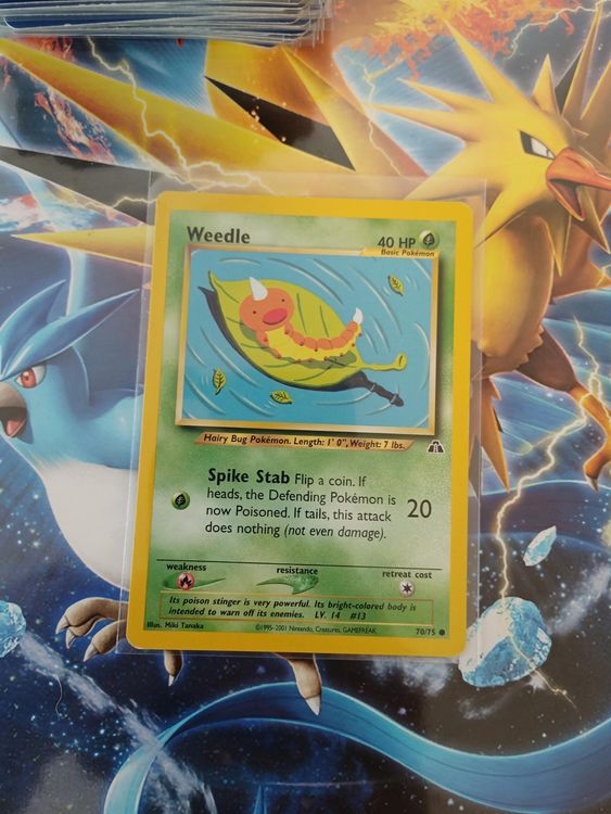 Weedle Neo Vintage Pok Mon Tcg Karte Kaufen Auf Ricardo