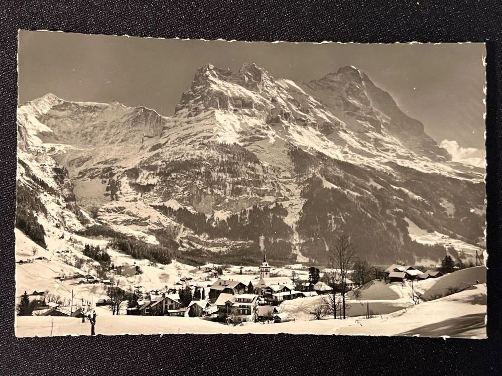 Alte Postkarte Grindelwald Photo E Gyger Adelboden Kaufen Auf Ricardo