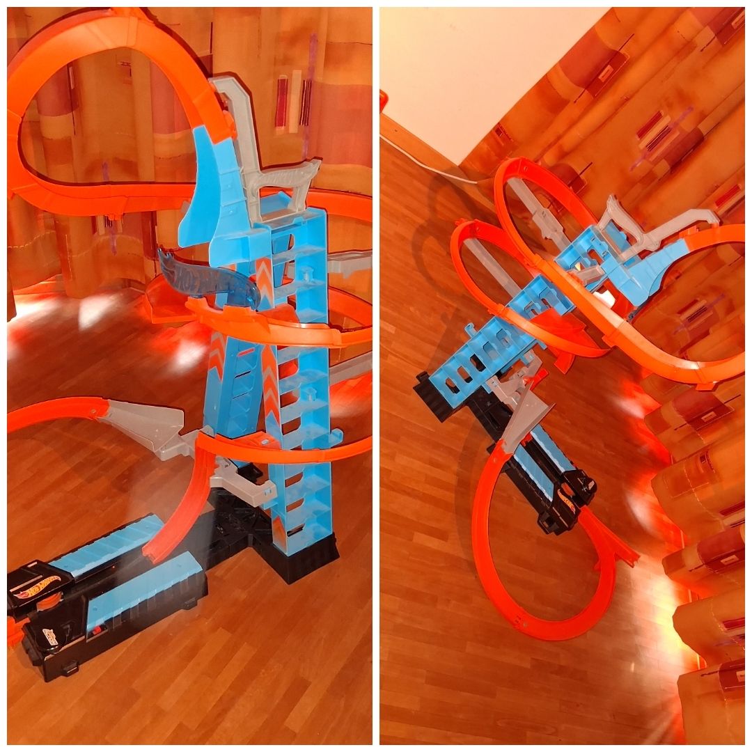 Hot Wheels Track Builder System Bahn Winterspass Gebraucht In
