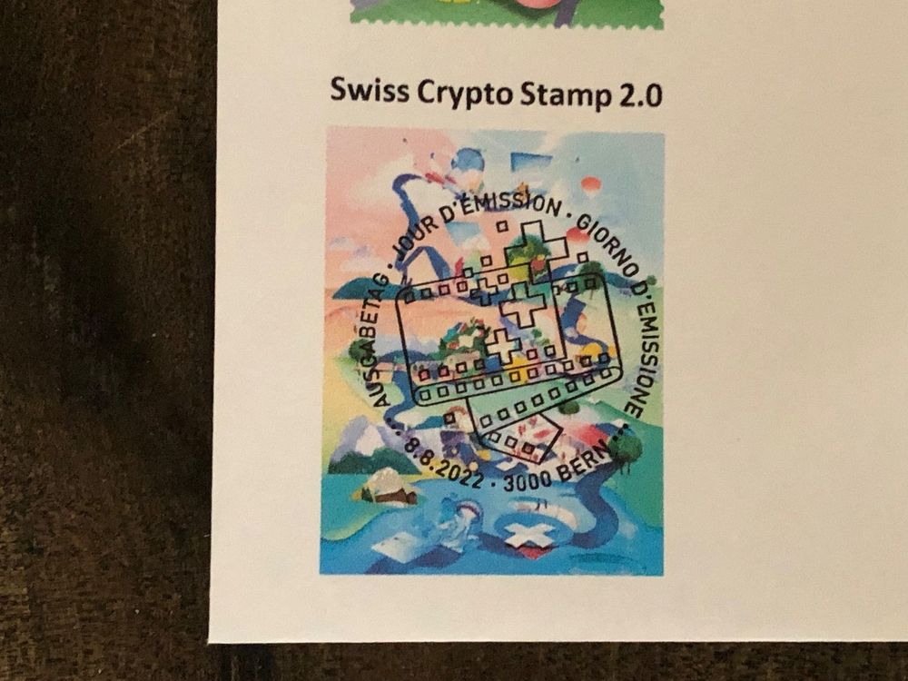 Fdc Crypto Stamp Ausschnitte Mit Voll Et Kaufen Auf Ricardo