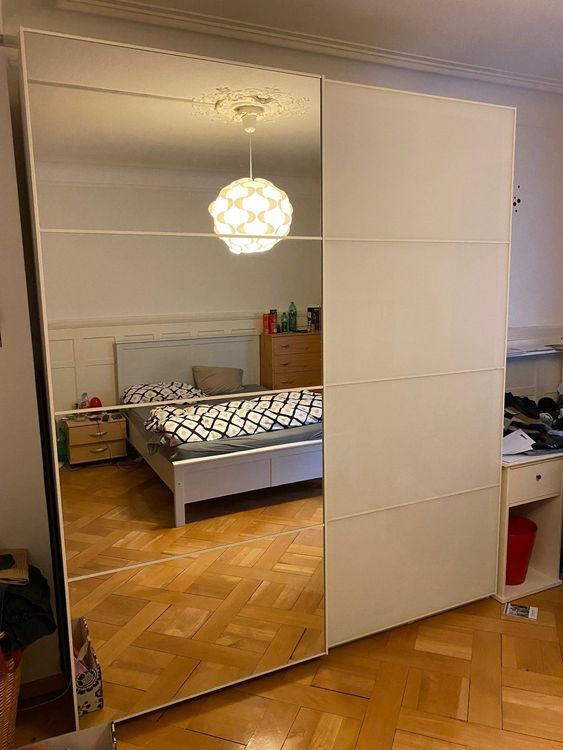 Kleiderschrank Mit Schiebet Ren Ikea Pax Kaufen Auf Ricardo