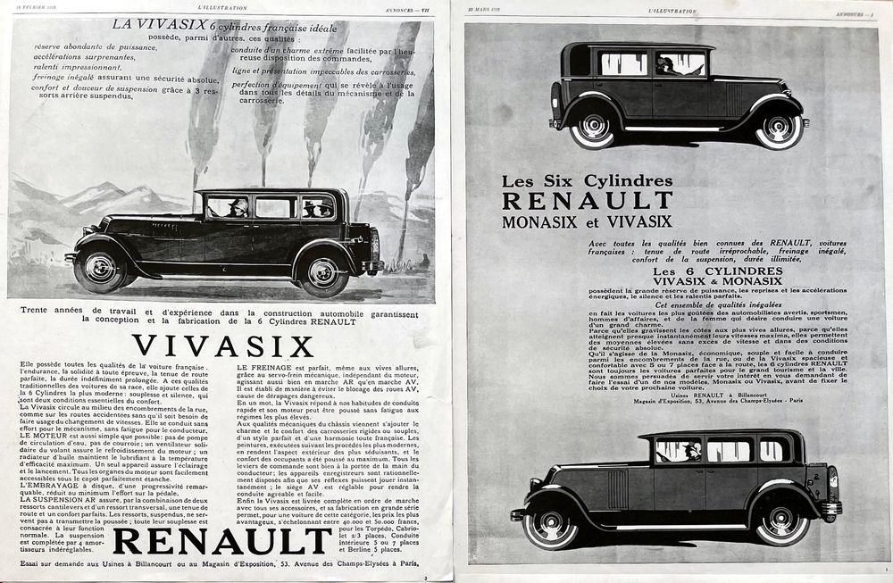 Renault Alte Werbungen Anciennes Publicit S Kaufen Auf Ricardo