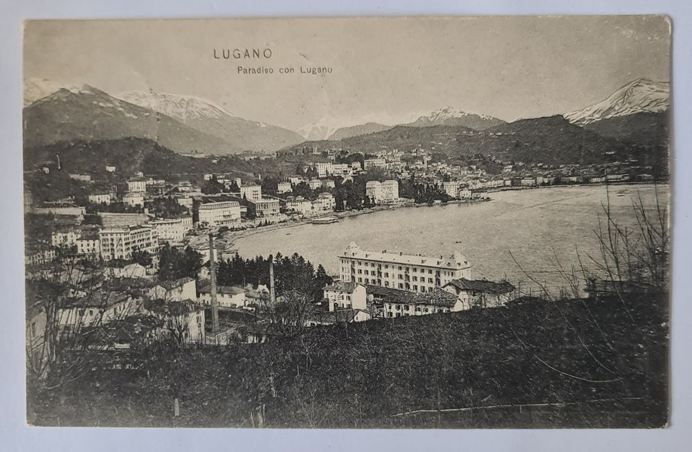 Alte PK Lugano Gelaufen Von 1909 Kaufen Auf Ricardo