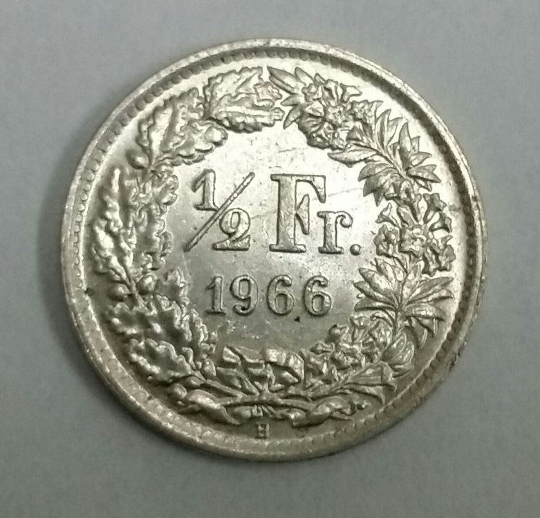 50 Rappen 1966 Silber Kaufen Auf Ricardo