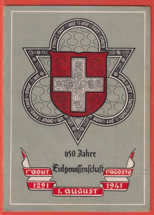 August Jahre Eidgenossenschaft Stempel Brunnen Kaufen