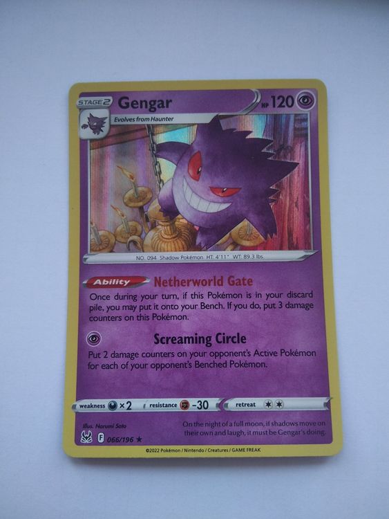 Gengar Holo 066 196 EN Kaufen Auf Ricardo