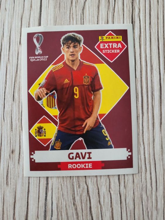 Panini WM 2022 Extra Sticker Gavi Base Edition Kaufen Auf Ricardo