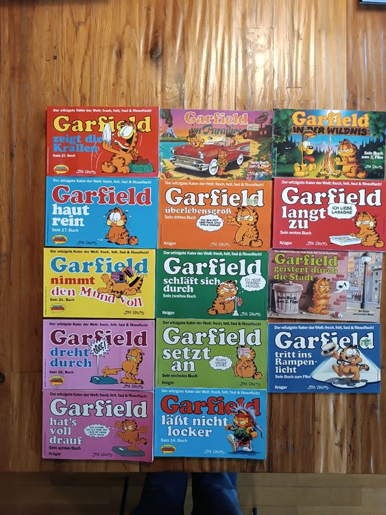 14 Alte Garfield Comics Ab Jahrgang 1978 Kaufen Auf Ricardo