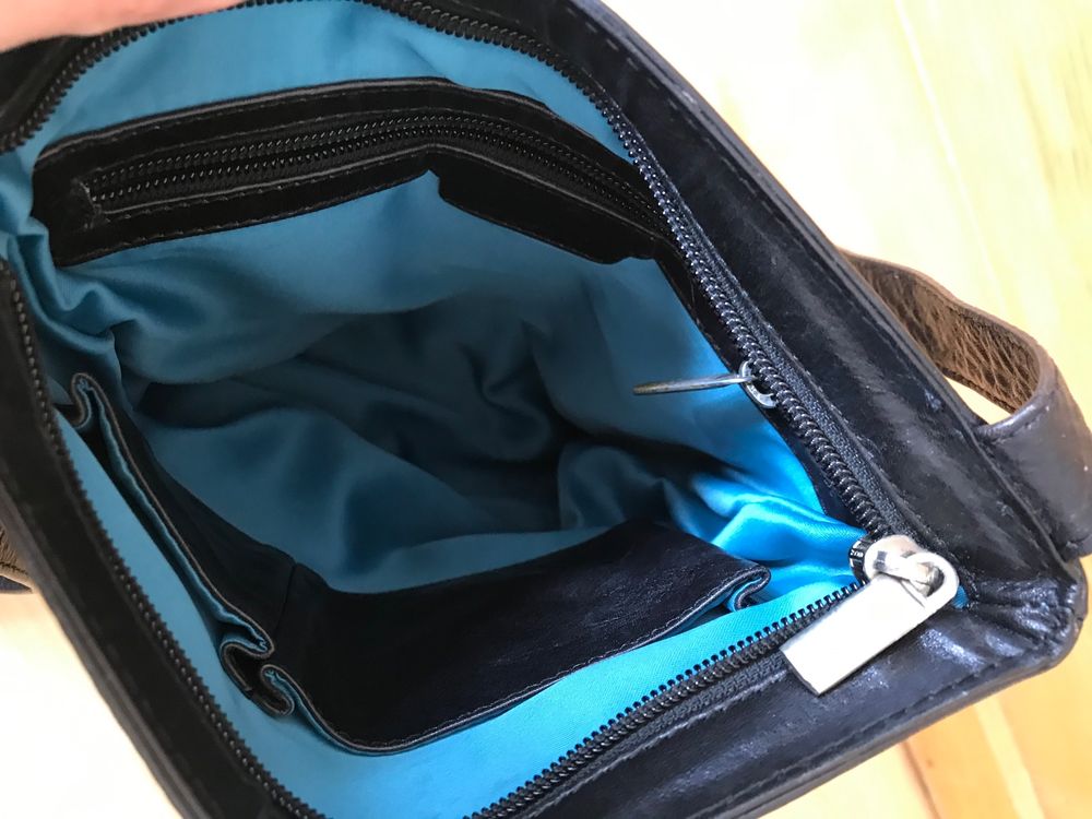 Navyboot Leder Tasche Schwarz Umh Ngetasche Kaufen Auf Ricardo