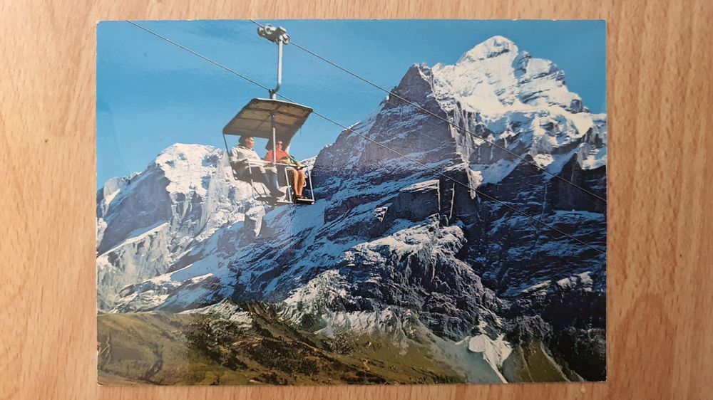 Ak Grindelwald Be Firstbahn Well Und Wetterhorn Ungel Kaufen Auf